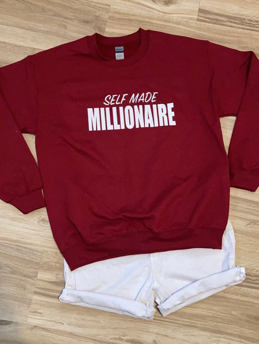 msjaxn- sweatshirt “MILLIONAIRE”