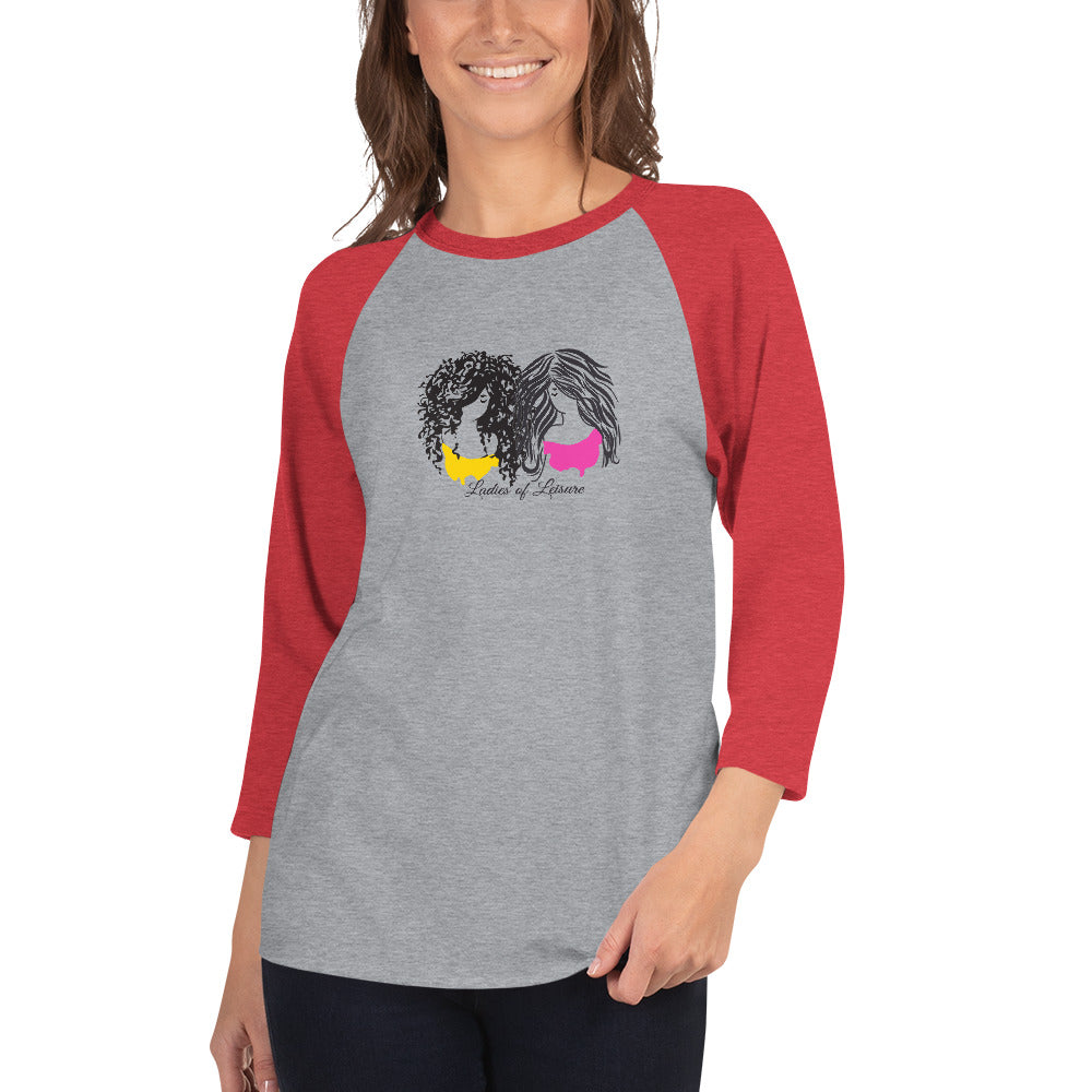 Ladies of Leisure 3/4 sleeve raglan shirt