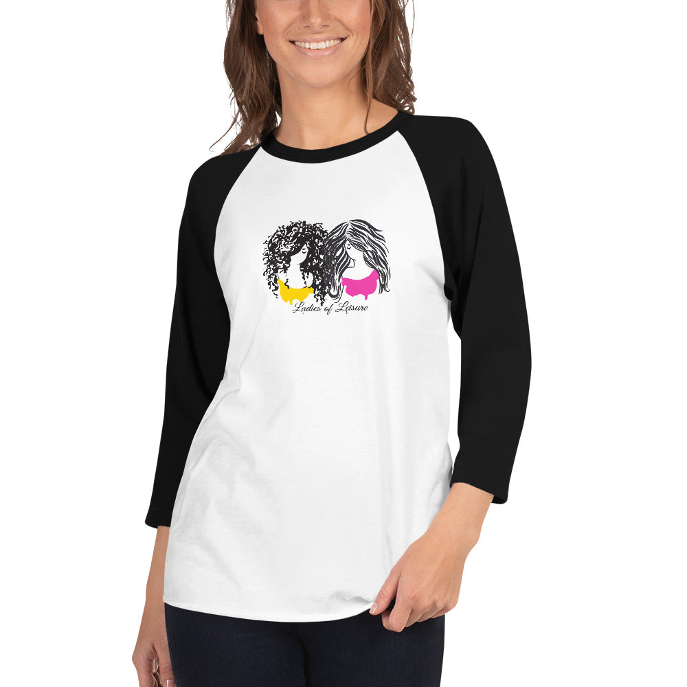 Ladies of Leisure 3/4 sleeve raglan shirt