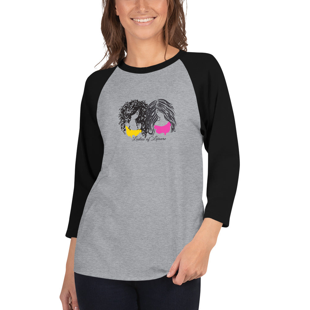 Ladies of Leisure 3/4 sleeve raglan shirt