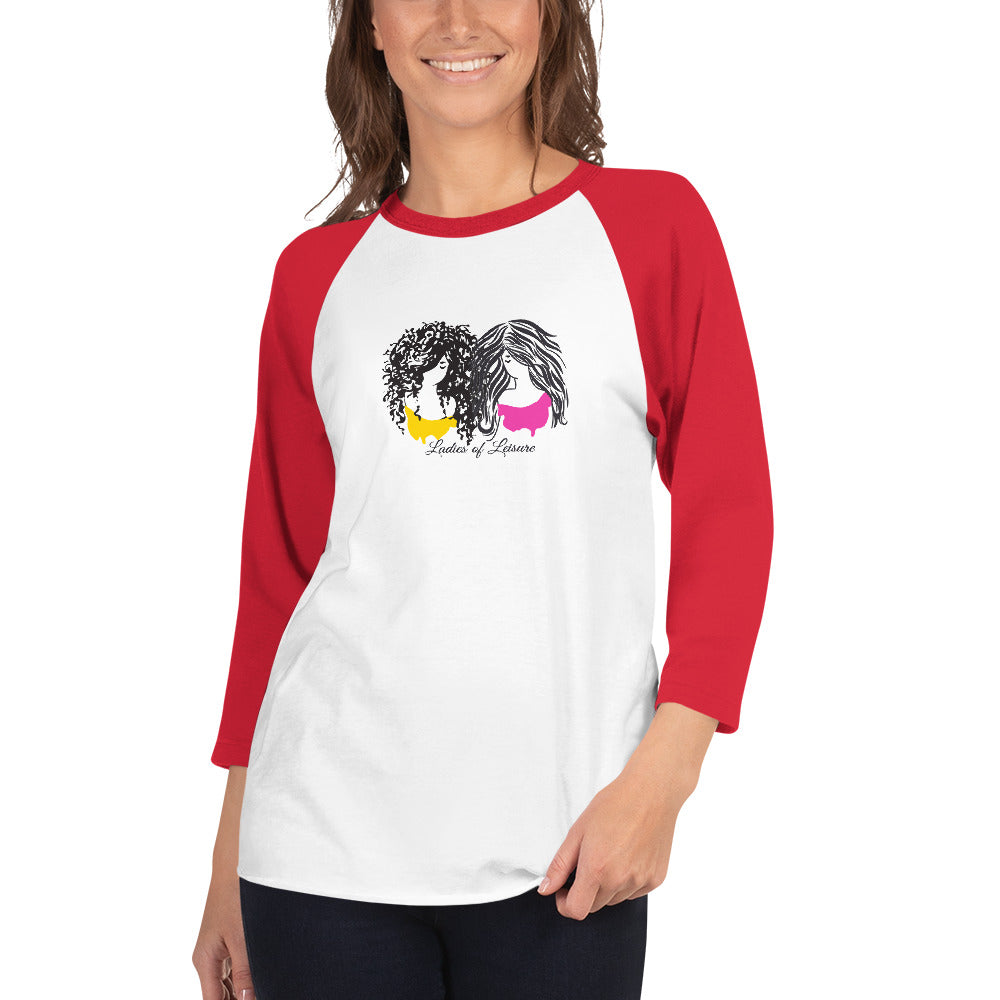 Ladies of Leisure 3/4 sleeve raglan shirt