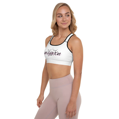 msjaxn's fitness Padded Sports Bra