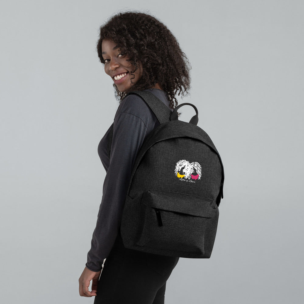 Ladies of Leisure Embroidered Backpack