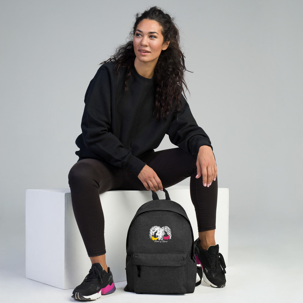 Ladies of Leisure Embroidered Backpack