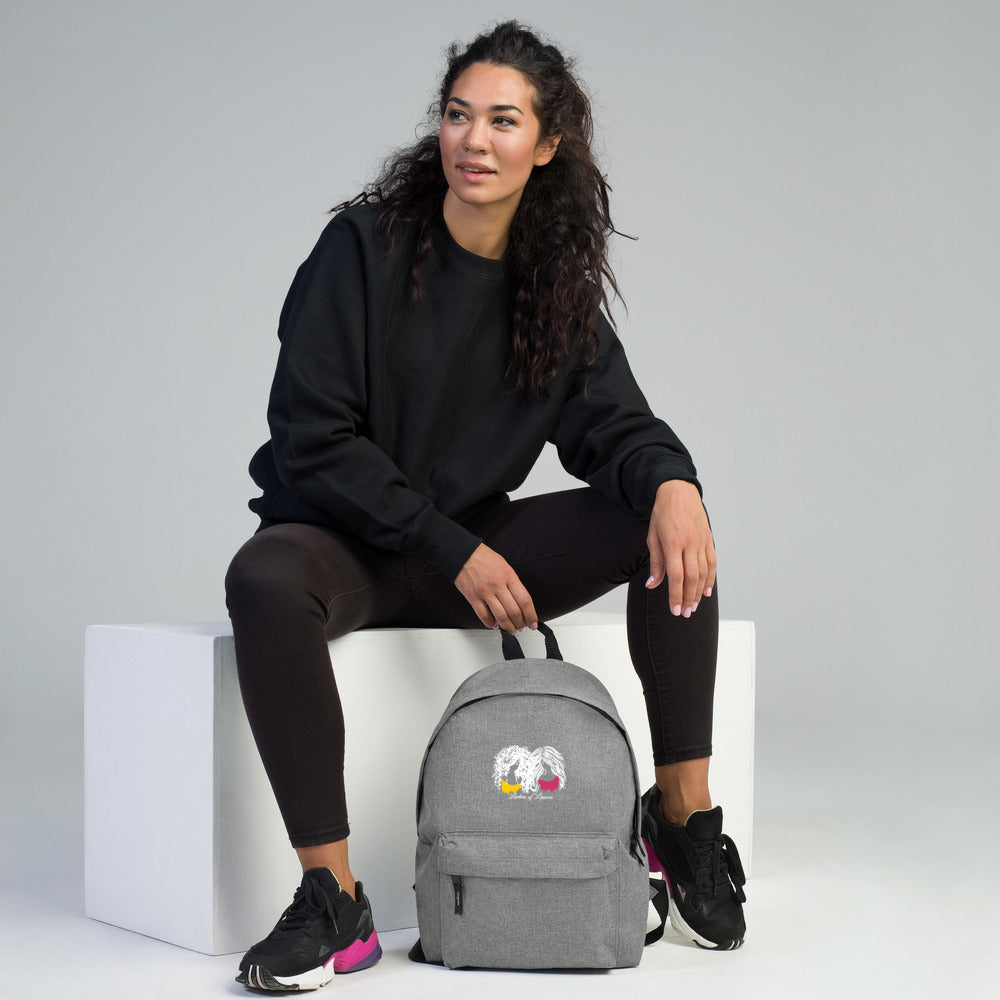 Ladies of Leisure Embroidered Backpack