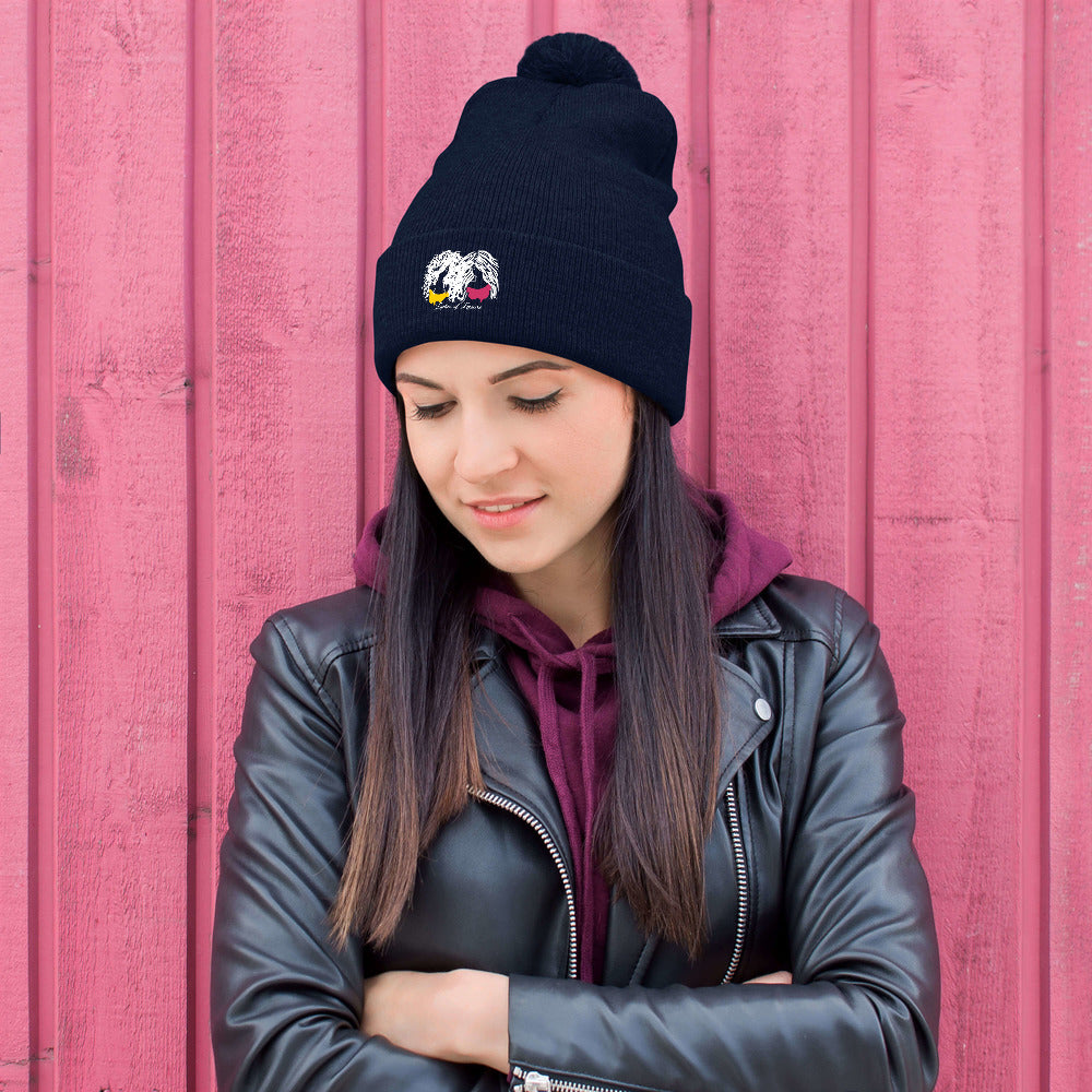 Ladies of Leisure Pom-Pom Beanie