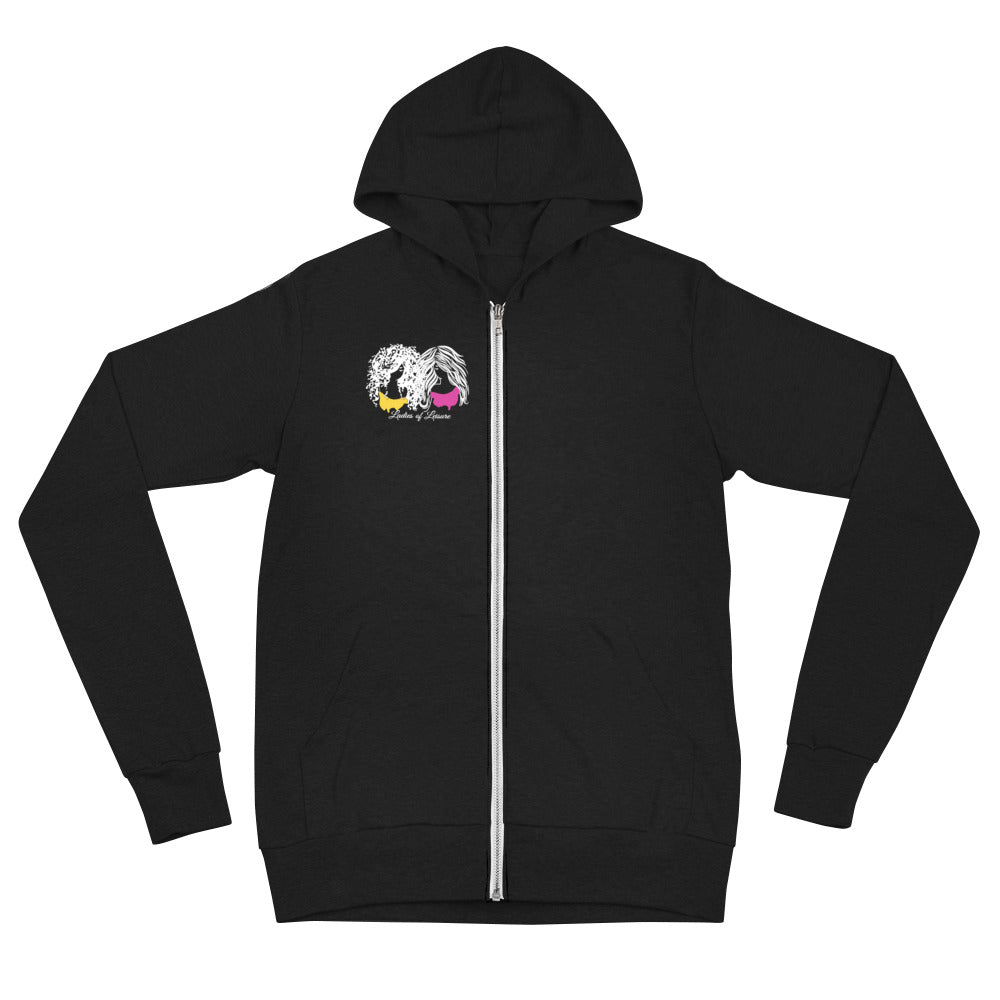 Ladies of Leisure Unisex zip hoodie